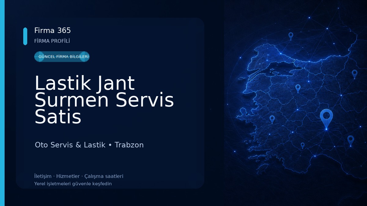 Lastik Jant Surmen Servis Satis 