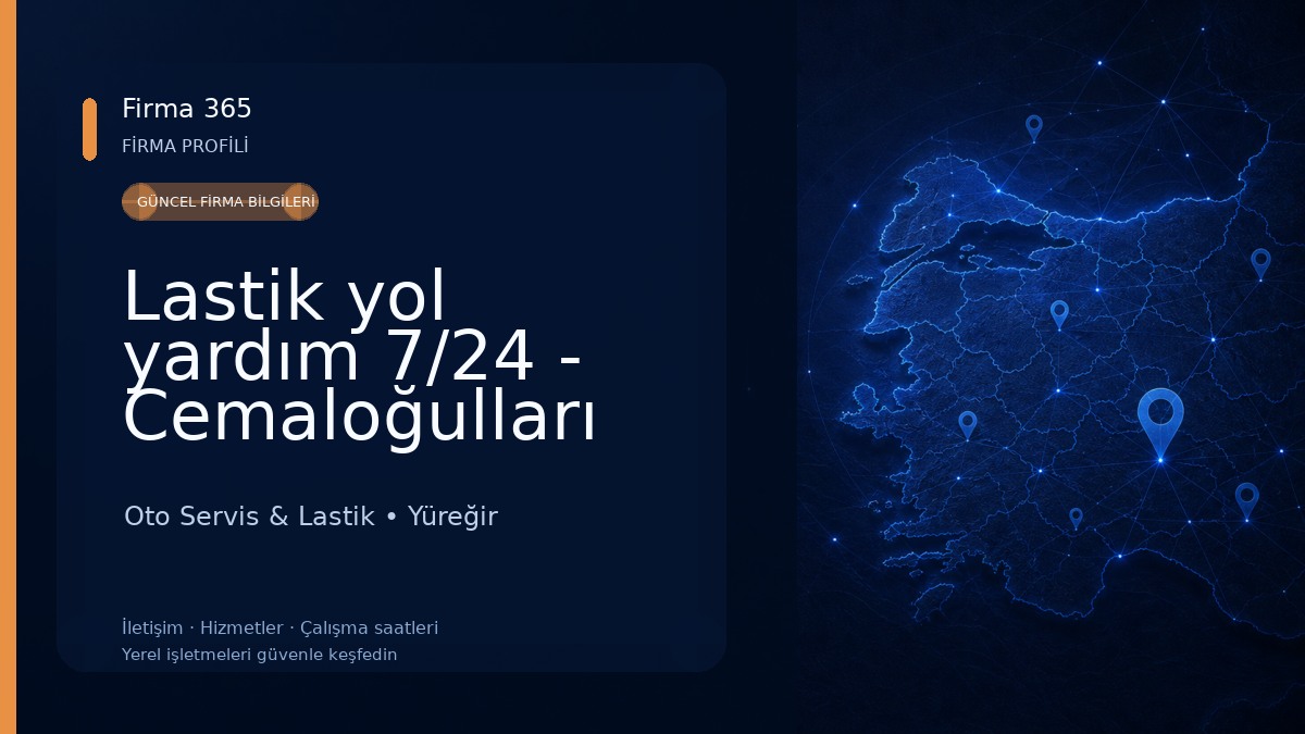 Lastik yol yardım 7/24 - Cemaloğulları lastikçilik 