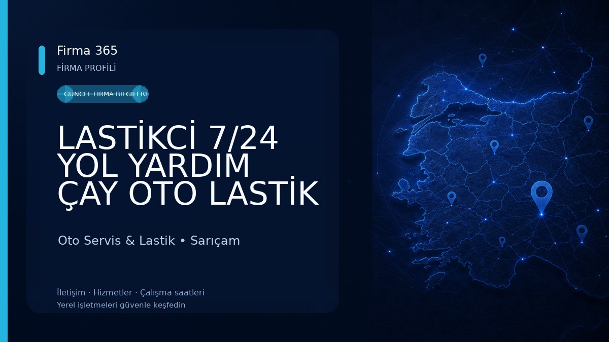 LASTİKCİ 7/24 YOL YARDIM ÇAY OTO LASTİK 7/24 Oto Servis & Lastik