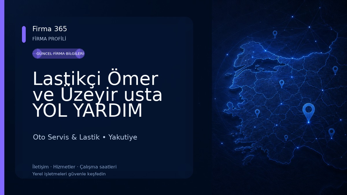 Lastikçi Ömer ve Üzeyir usta YOL YARDIM TİRCİ DOSTU
