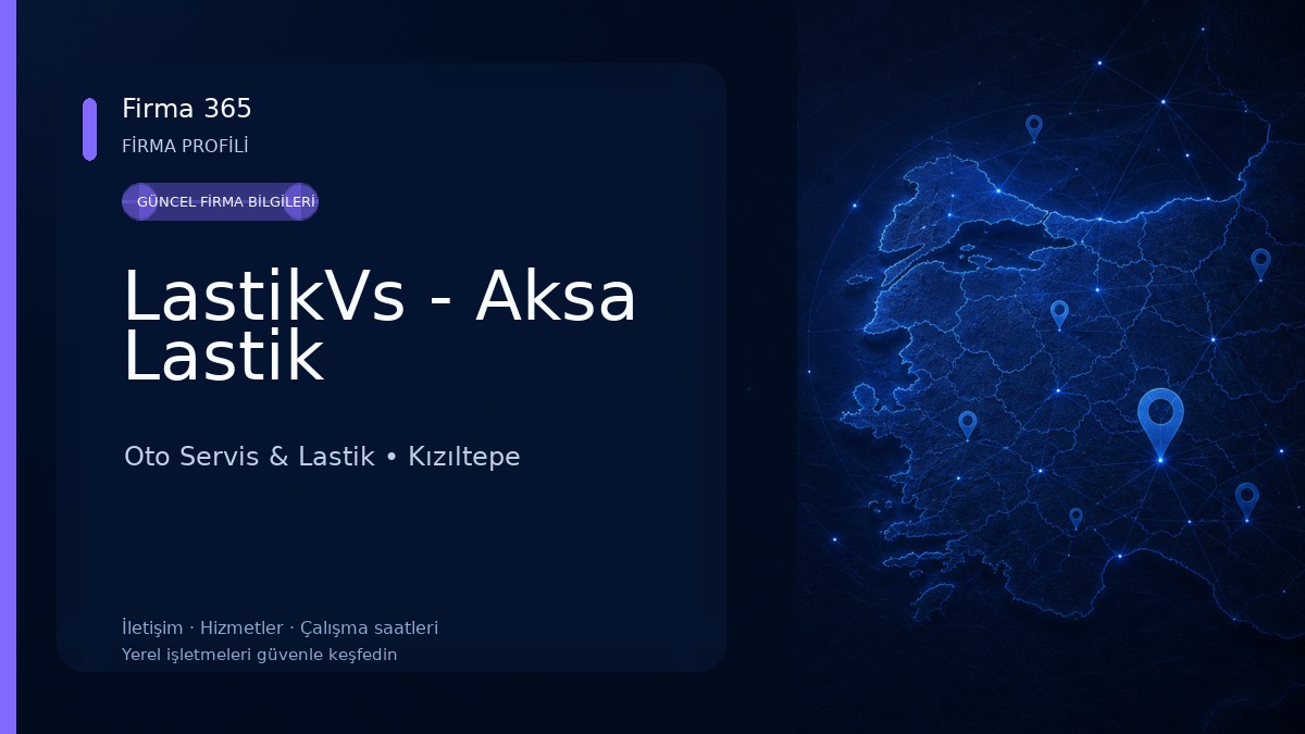 LastikVs - Aksa Lastik Oto Servis & Lastik