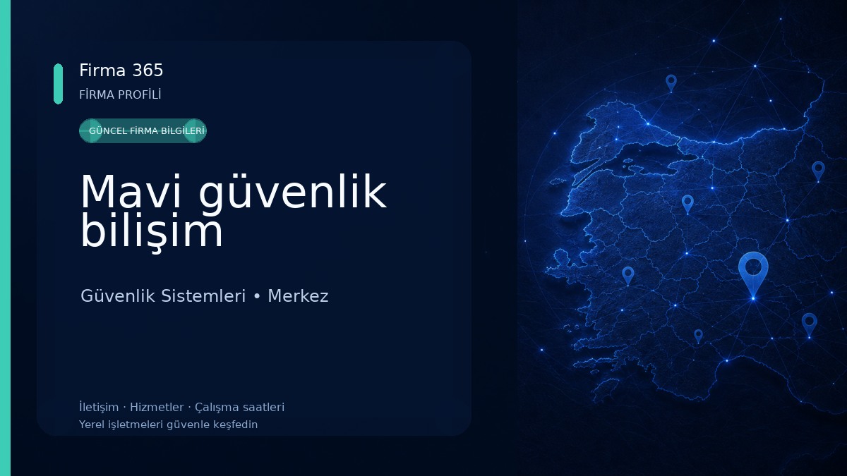 Mavi güvenlik bilişim