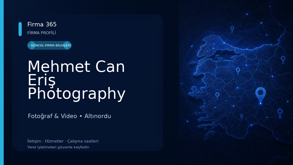 Mehmet Can Eriş Photography Fotoğraf & Video