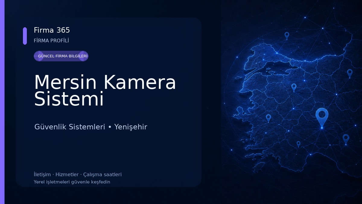 Mersin Kamera Sistemi