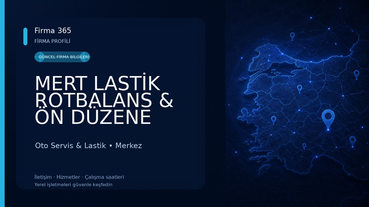 MERT LASTİK ROTBALANS & ÖN DÜZENE