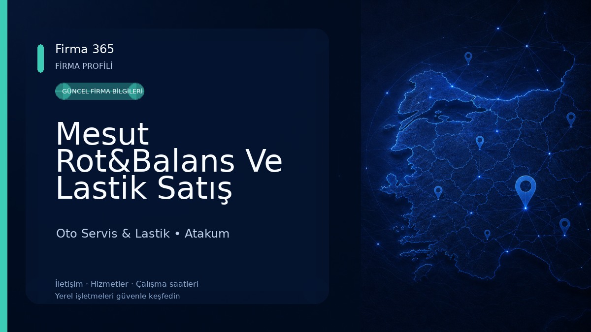 Mesut Rot&Balans Ve Lastik Satış Servisi- Continental Bayii Oto Servis & Lastik