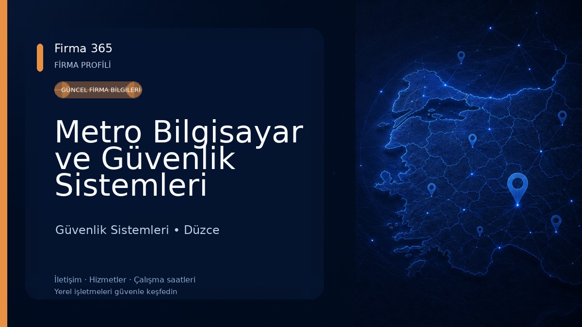 Metro Bilgisayar ve Güvenlik Sistemleri