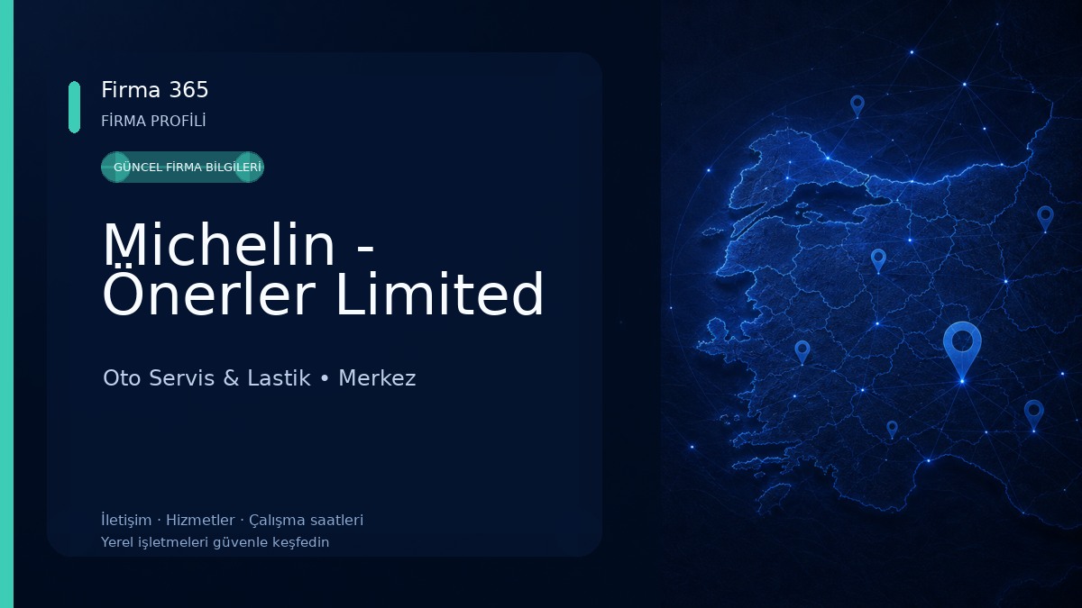 Michelin - Önerler Limited
