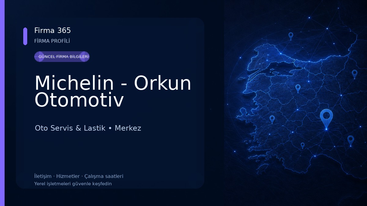 Michelin - Orkun Otomotiv