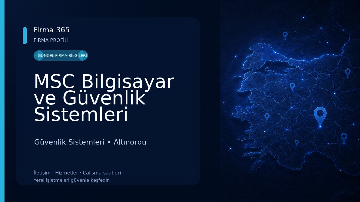 MSC Bilgisayar ve Güvenlik Sistemleri Güvenlik Sistemleri