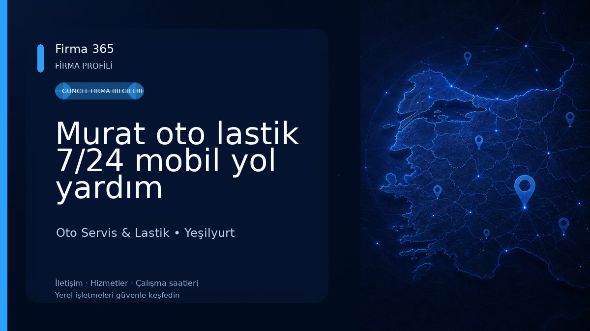 Murat oto lastik 7/24 mobil yol yardım Oto Servis & Lastik