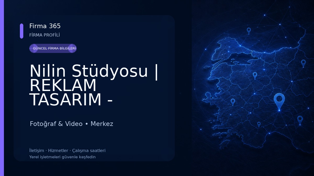 Nilin Stüdyosu | REKLAM TASARIM - FOTOĞRAF FİLM 