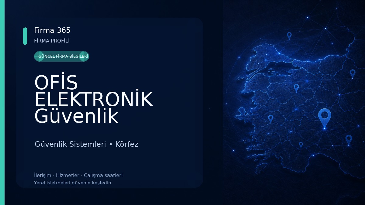 OFİS ELEKTRONİK Güvenlik Sistemleri Güvenlik Sistemleri