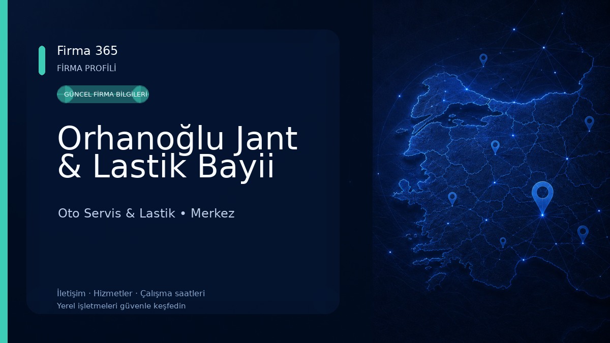 Orhanoğlu Jant & Lastik Bayii