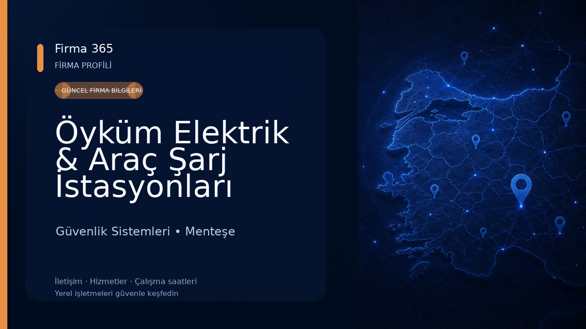 Öyküm Elektrik & Araç Şarj İstasyonları Güvenlik Sistemleri