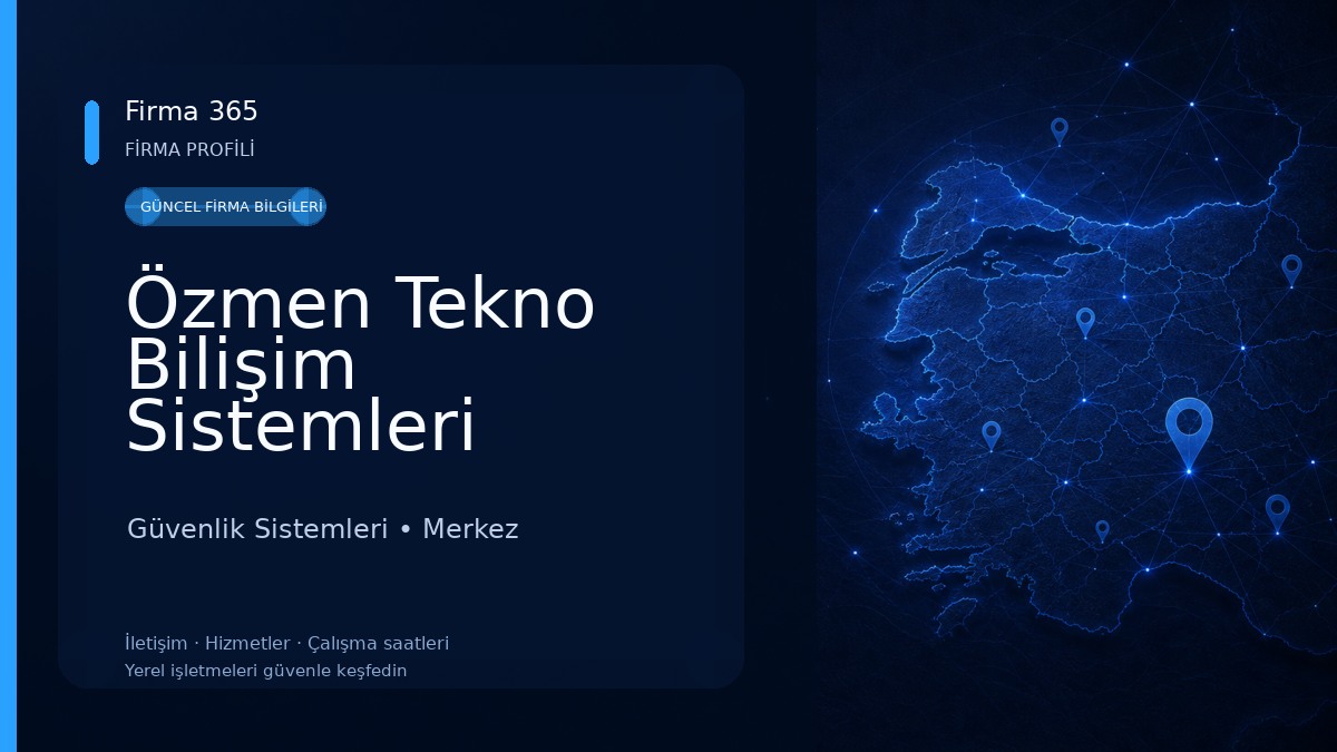 Özmen Tekno Bilişim Sistemleri