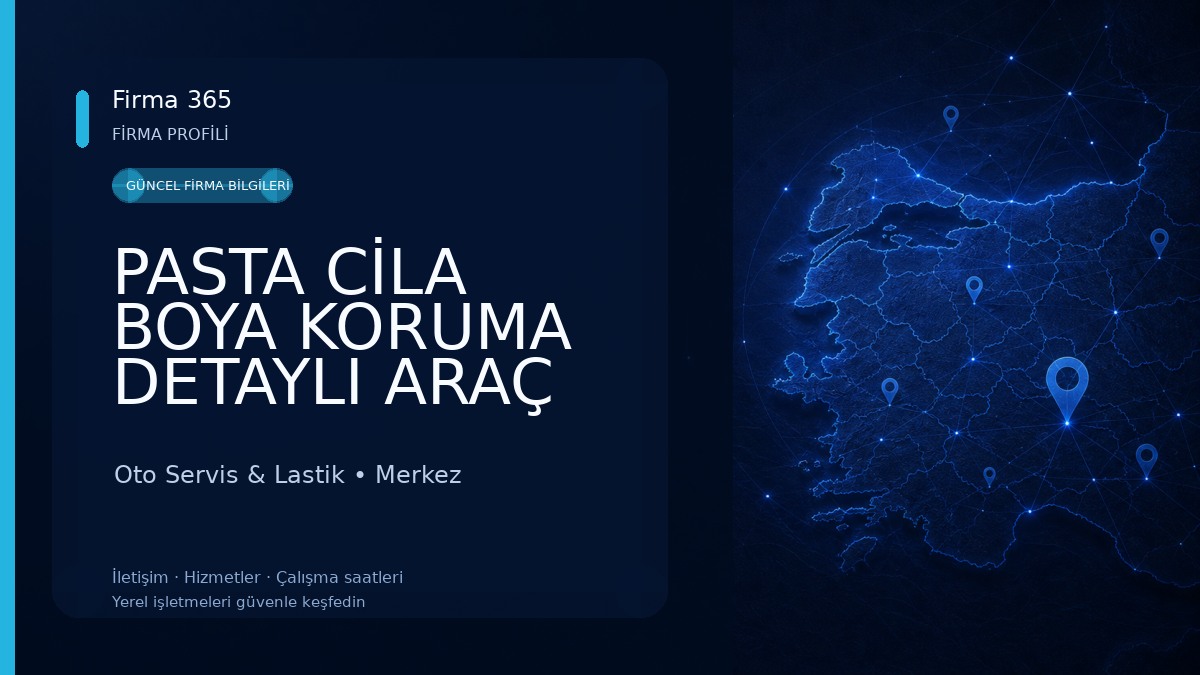 PASTA CİLA BOYA KORUMA DETAYLI ARAÇ TEMİZLİĞİ Oto Servis & Lastik