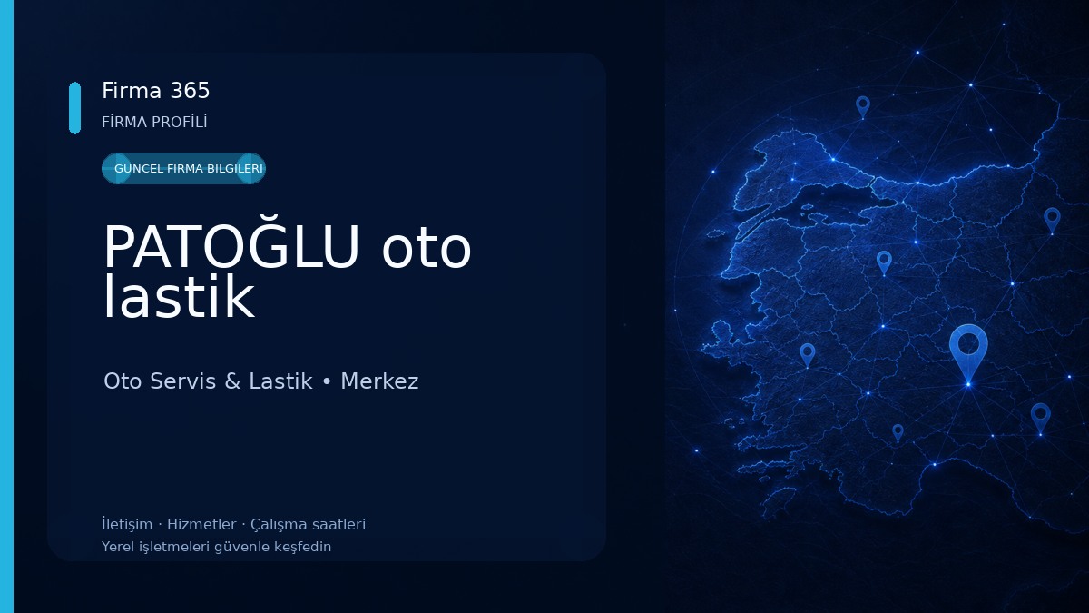 PATOĞLU oto lastik