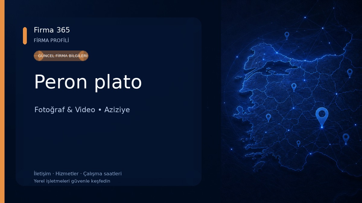 Peron plato Fotoğraf & Video