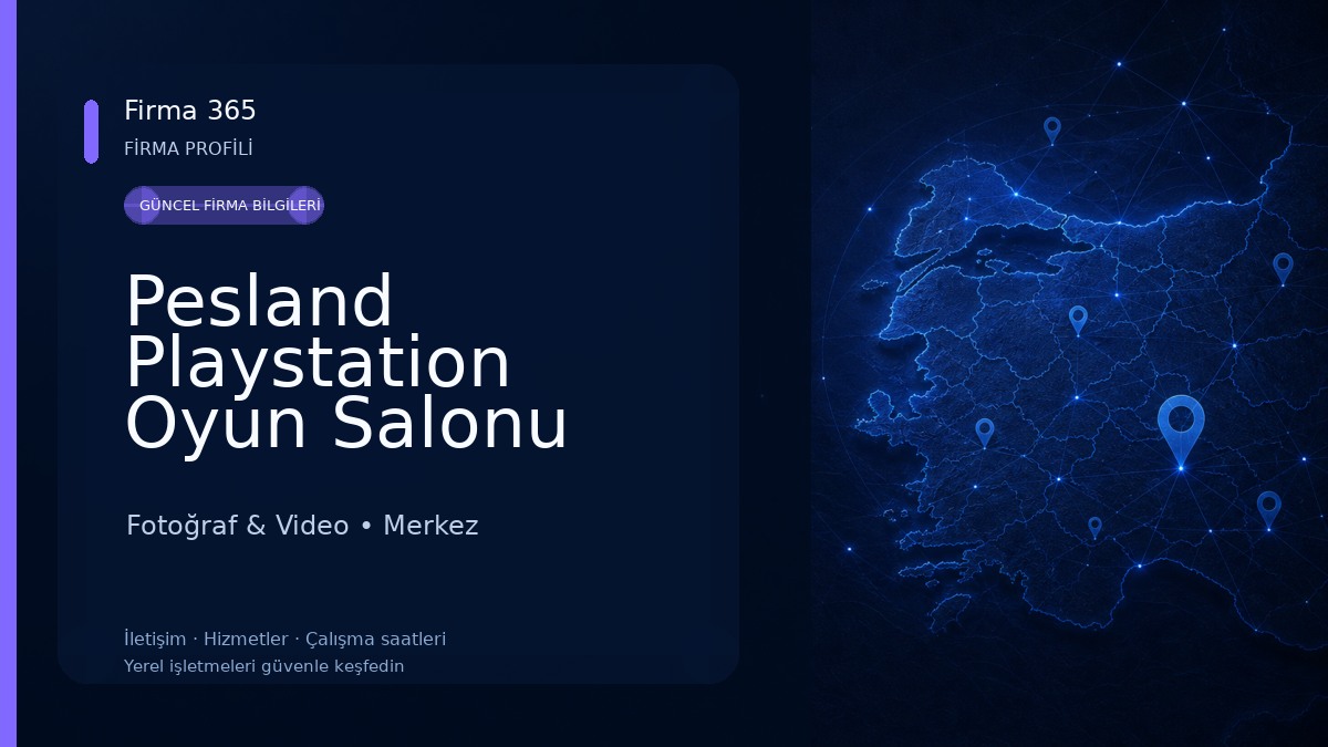 Pesland Playstation Oyun Salonu 