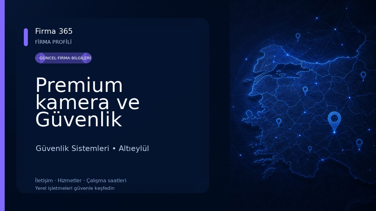 Premium kamera ve Güvenlik sistemleri Güvenlik Sistemleri