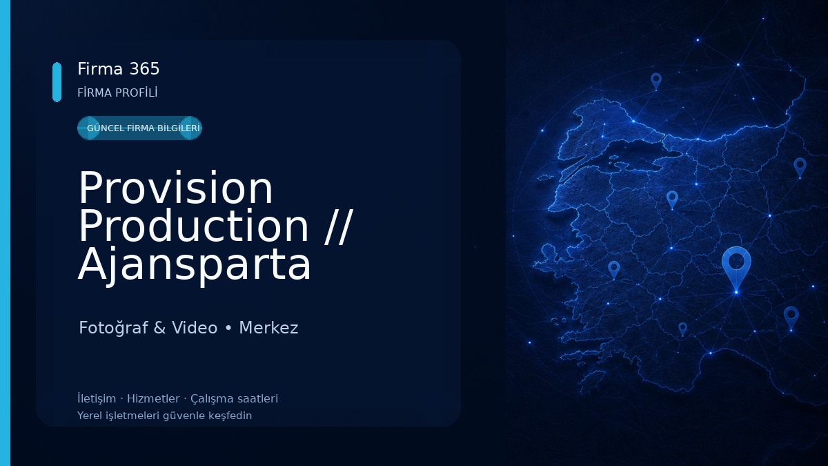 Provision Production // Ajansparta