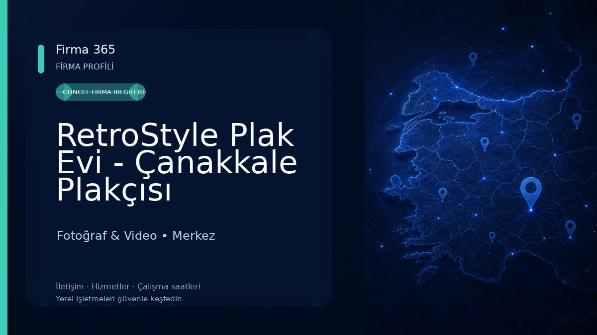 RetroStyle Plak Evi - Çanakkale Plakçısı