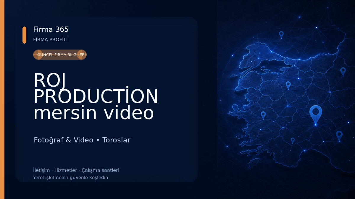ROJ PRODUCTİON mersin video çekim stüdyosu Fotoğraf & Video