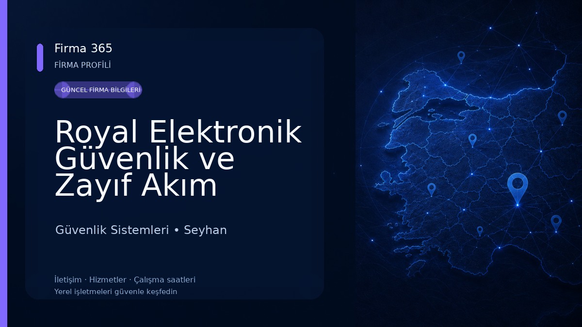 Royal Elektronik Güvenlik ve Zayıf Akım Teknolojileri A.Ş. Güvenlik Sistemleri