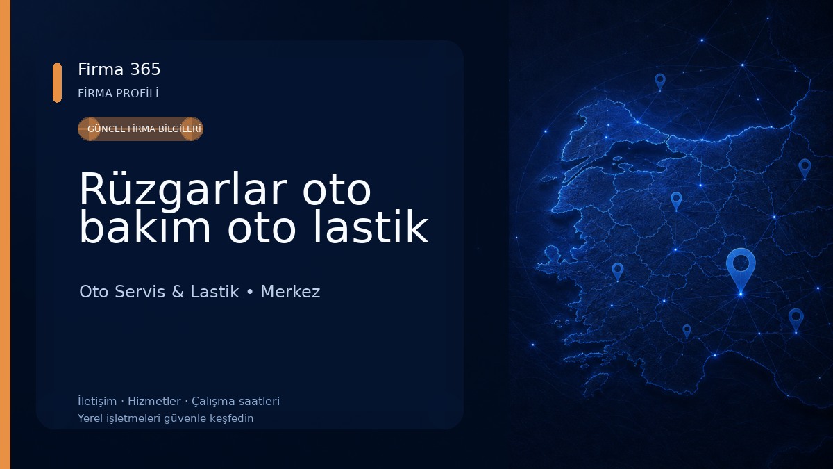 Rüzgarlar oto bakım oto lastik Oto Servis & Lastik