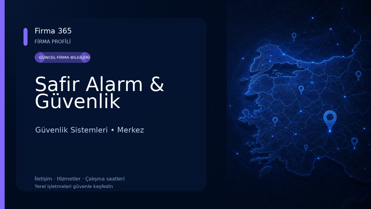 Safir Alarm & Güvenlik 