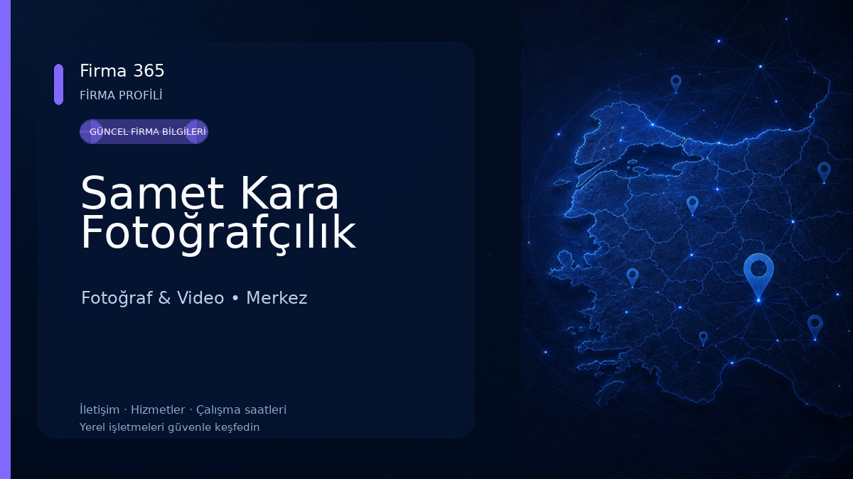 Samet Kara Fotoğrafçılık Fotoğraf & Video