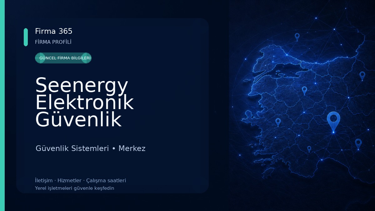 Seenergy Elektronik Güvenlik Sistemleri 