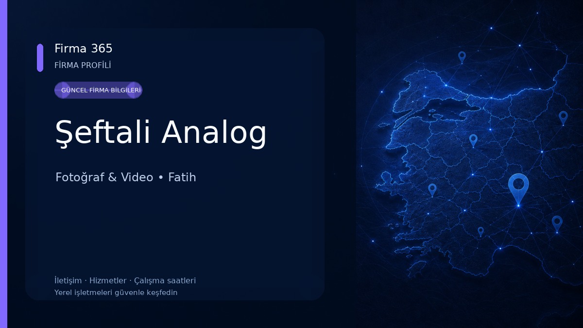 Şeftali Analog