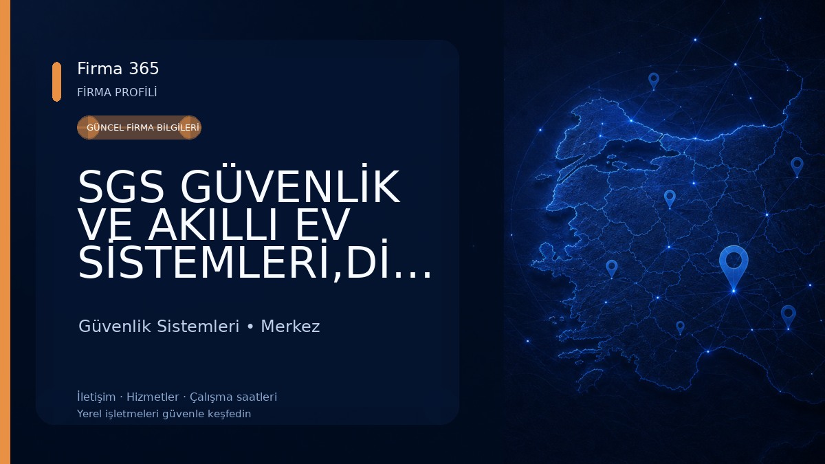 SGS GÜVENLİK VE AKILLI EV SİSTEMLERİ,DİAFON TEKNİK SERVİSİ