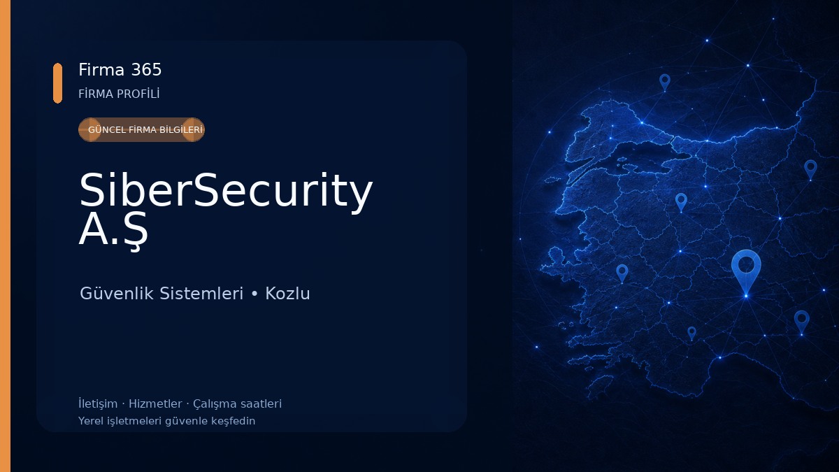 SiberSecurity A.Ş Güvenlik Sistemleri