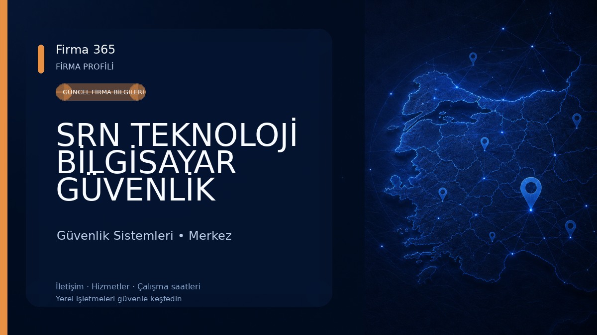 SRN TEKNOLOJİ BİLGİSAYAR GÜVENLİK SİSTEMLERİ LTD.ŞTİ Güvenlik Sistemleri