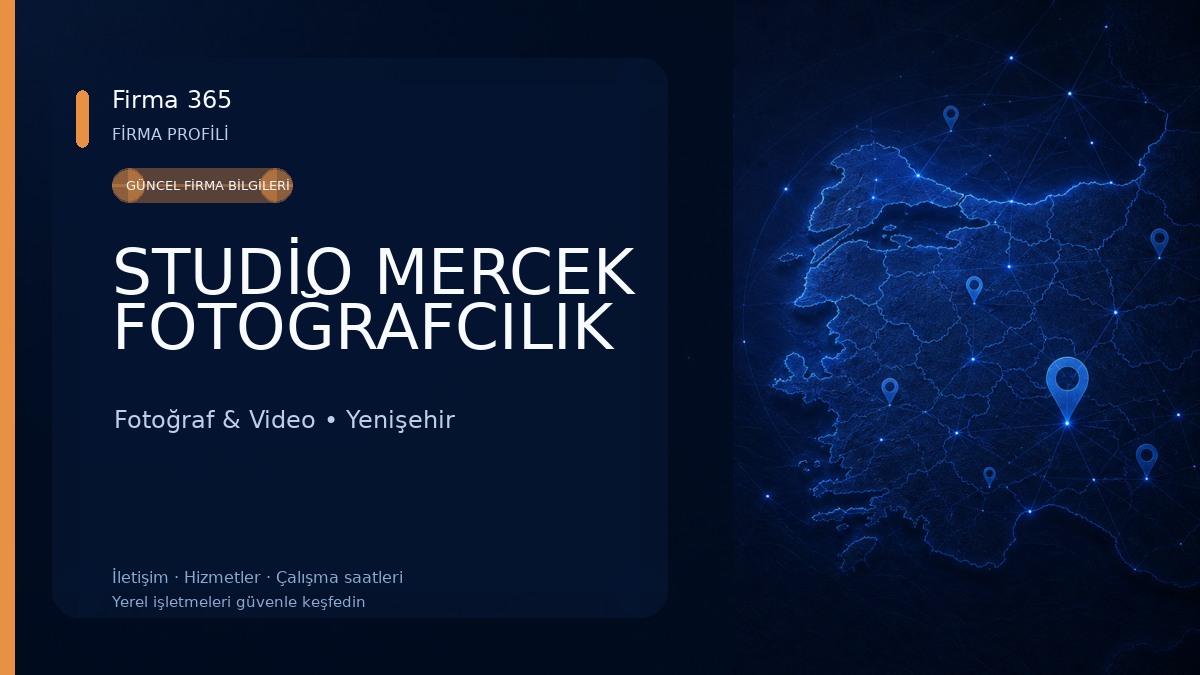 STUDİO MERCEK FOTOĞRAFCILIK 