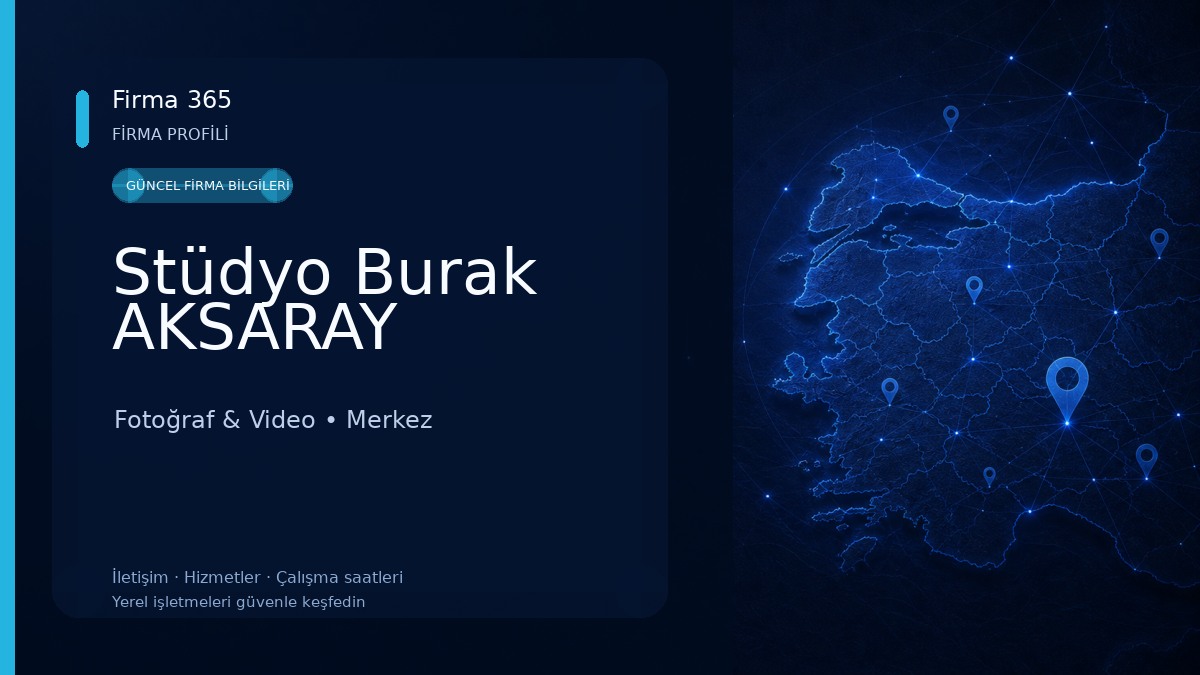 Stüdyo Burak AKSARAY Fotoğraf & Video