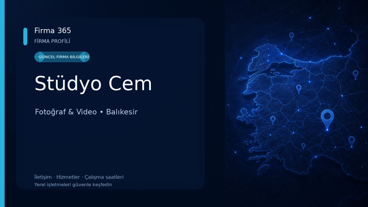 Stüdyo Cem Fotoğraf & Video