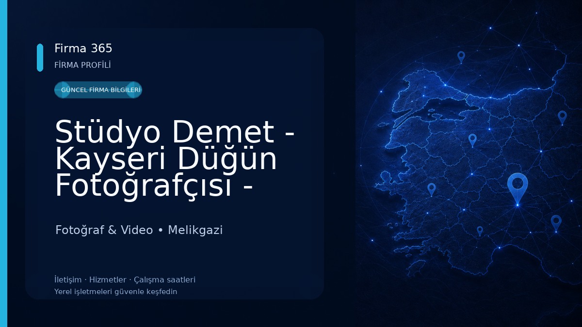 Stüdyo Demet - Kayseri Düğün Fotoğrafçısı - Harun Öztürk Fotoğraf & Video