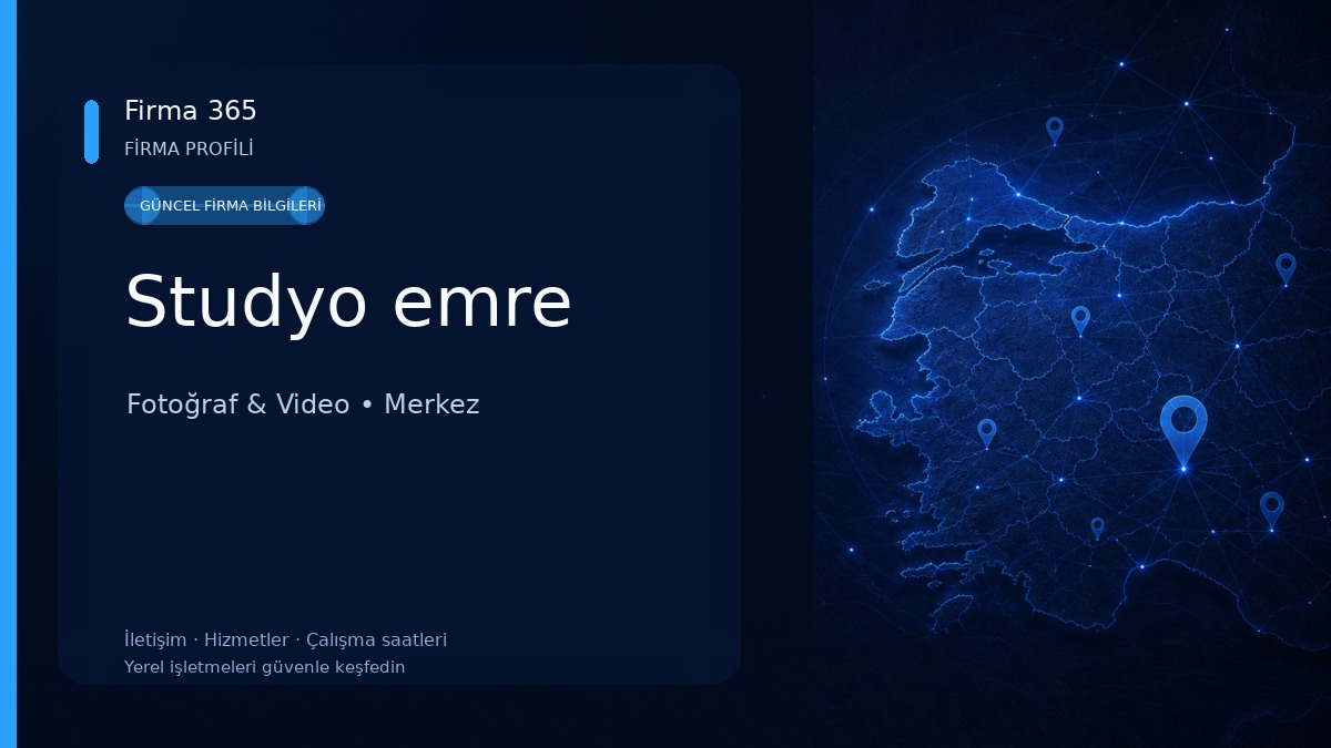 Studyo emre Fotoğraf & Video