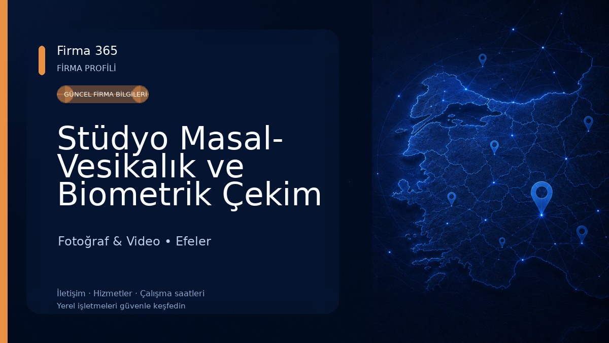 Stüdyo Masal- Vesikalık ve Biometrik Çekim Merkezi