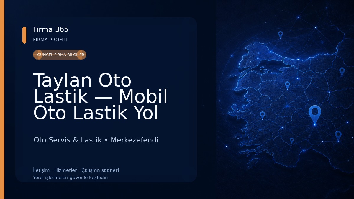 Taylan Oto Lastik — Mobil Oto Lastik Yol yardım Oto Servis & Lastik