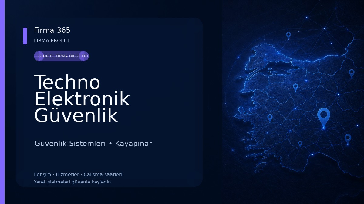 Techno Elektronik Güvenlik Sistemleri