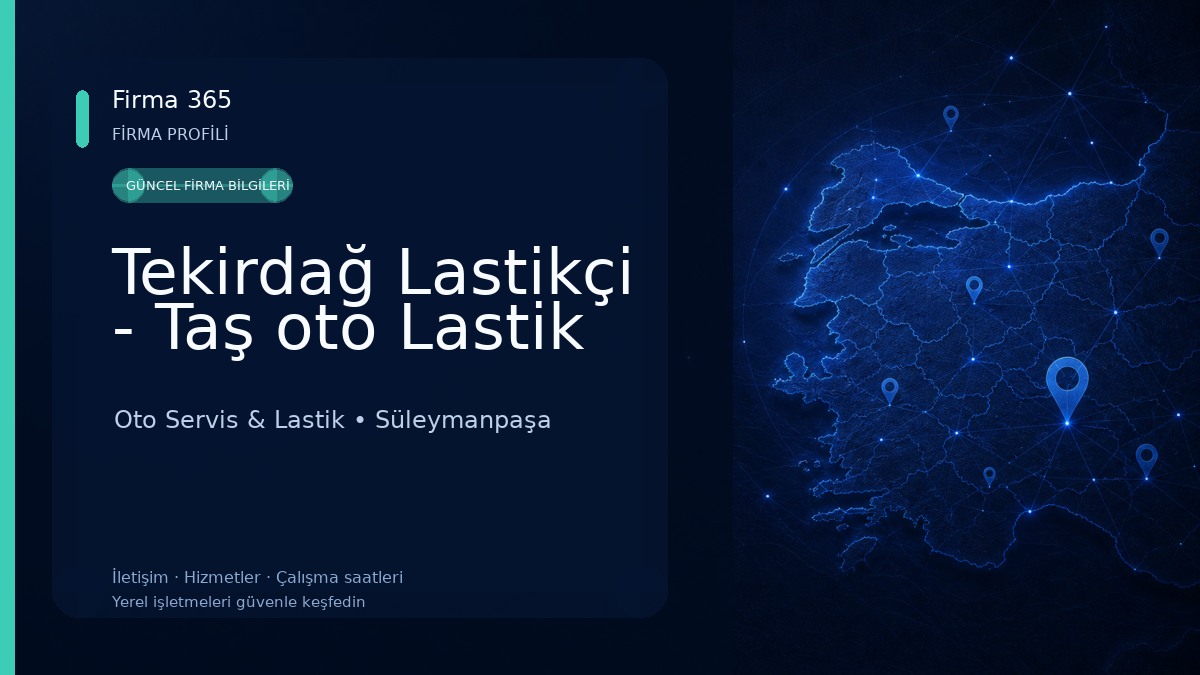 Tekirdağ Lastikçi - Taş oto Lastik Oto Servis & Lastik