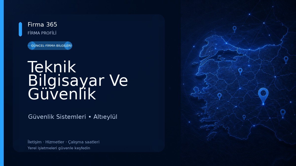 Teknik Bilgisayar Ve Güvenlik Sistemleri 