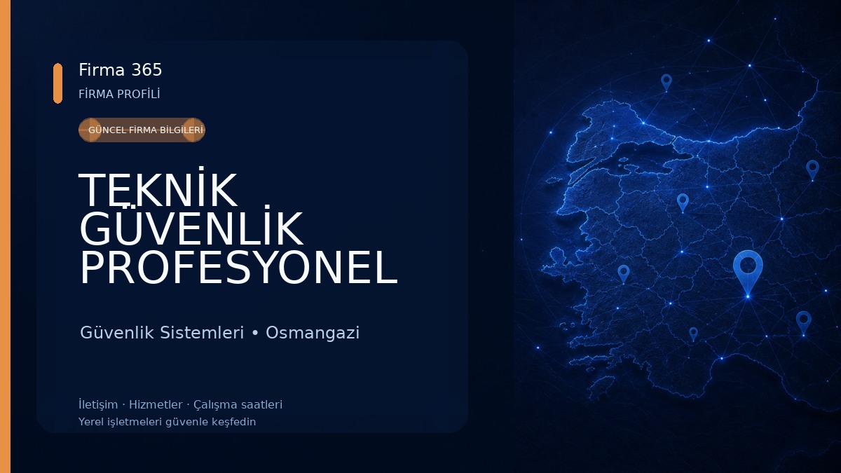 TEKNİK GÜVENLİK PROFESYONEL GÜVENLİK NETWORK VE GÖRÜNTÜ SİSTEMLERİ 