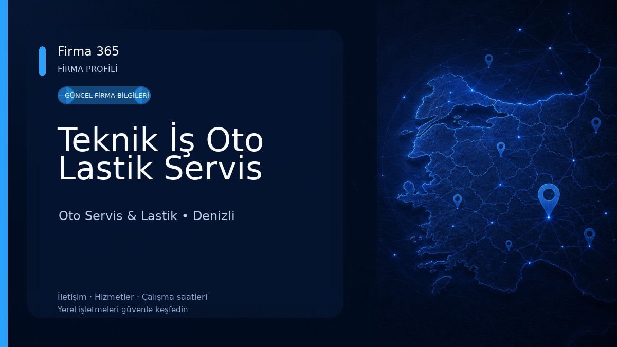 Teknik İş Oto Lastik Servis Oto Servis & Lastik