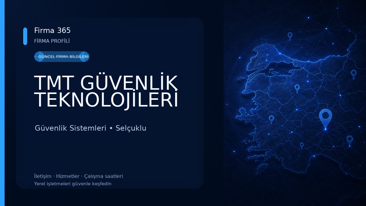 TMT GÜVENLİK TEKNOLOJİLERİ Güvenlik Sistemleri